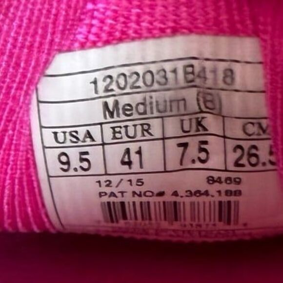 Brooks Adrenaline GTS 16 Womens Sz 9.5 Shoes Road Running Pink Navy Teal - Picture 8 of 8